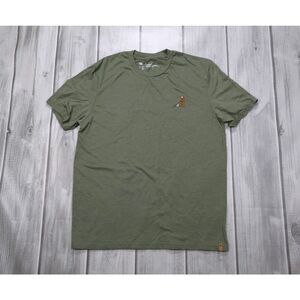 Tentree Men's Green Short Sleeve Sasquatch Lawnmower T-Shirt Size Medium